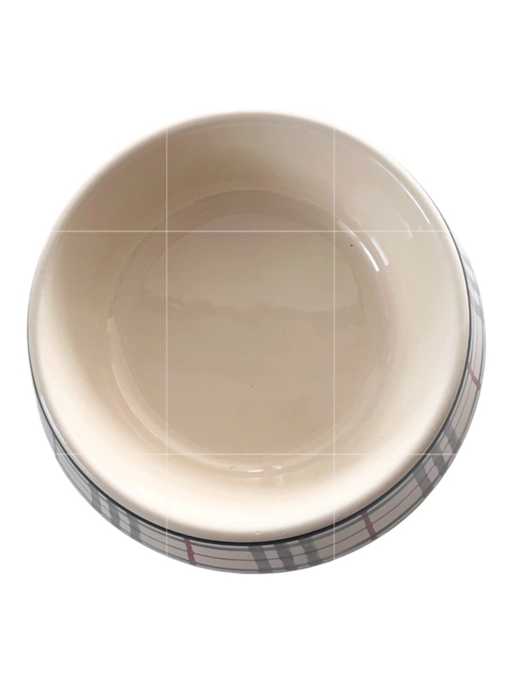 Authentic BURBERRY Nova Check Porcelain Large Dog Food Bowl Water Bowl - Picture 2 of 7